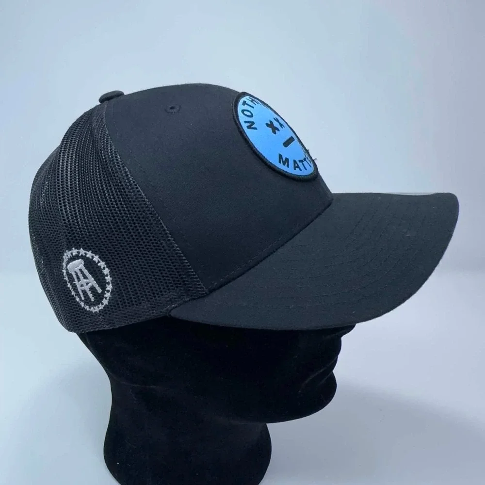 Barstool Sports x‎ Nothing Matters Black Trucker Snapback Hat Adjustable Patch